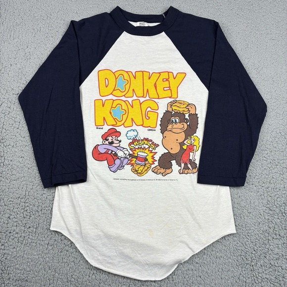 Nintendo Other - Vintage Donkey Kong T-Shirt Mens Medium Nintendo Super Mario Cereal 80s USA Made